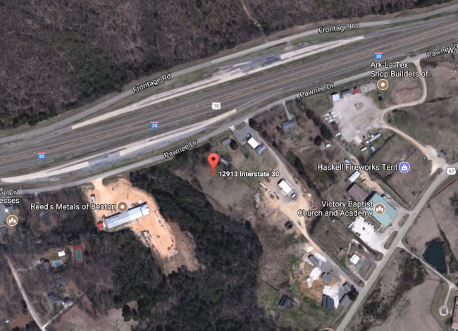 Map of Garrett Excavating